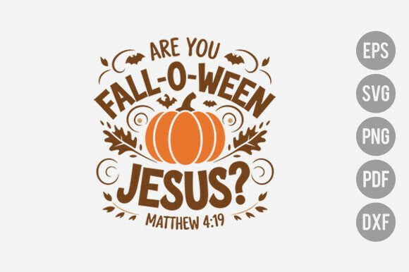 Are You Fall O Ween Jesus Png T-Shirt Designs