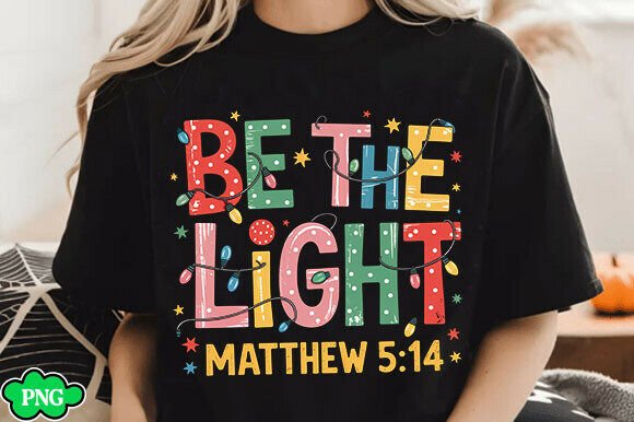 Be the Light PNG: Jesus Bible Verse