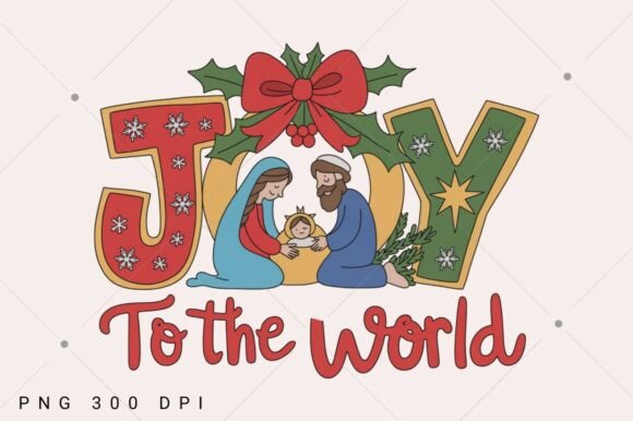 Christian Christmas PNG, Joy to the World