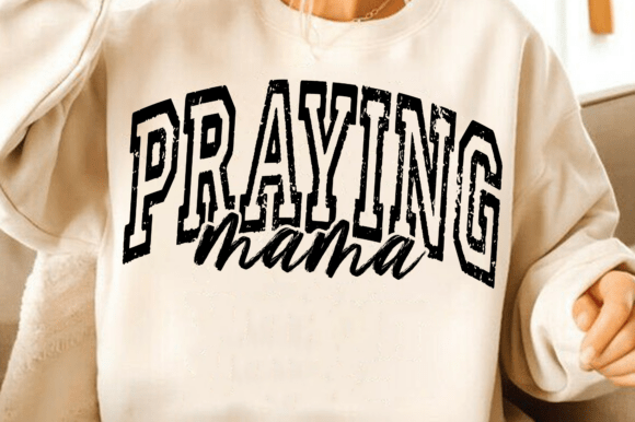 Christian Praying Mama SVG