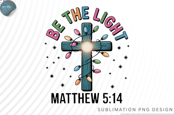 Christmas Jesus Cross Sublimation PNG De