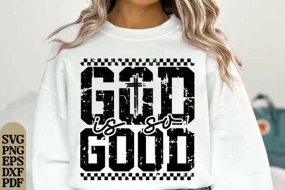 God is so Good PNG, Fall Christian T-Shirt Designs
