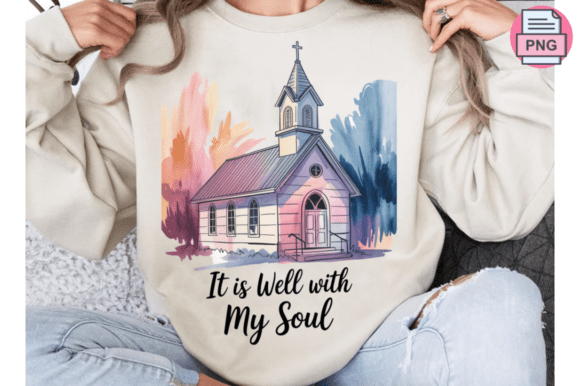 It is Well with My Soul PNG, Christian T-Shirt Designs