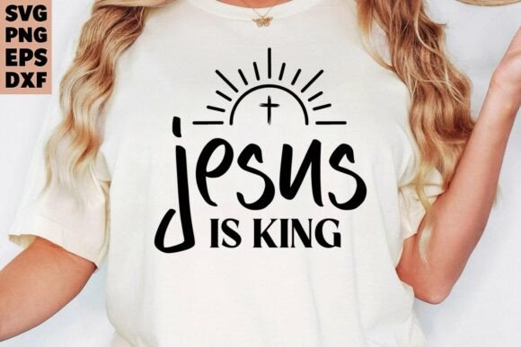 Jesus Is King SVG PNG