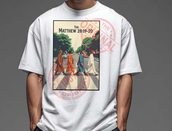 Matthew 28 19-20 PNG, Funny Christian T-Shirt Designs