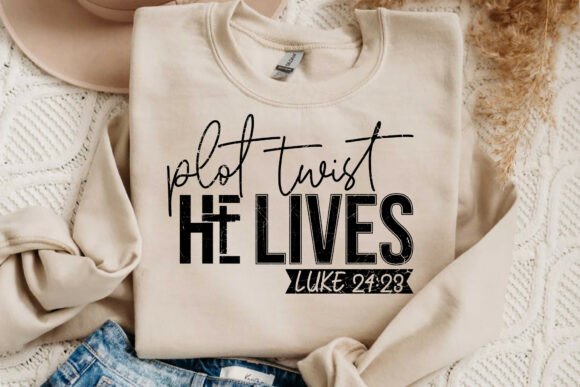 Plot Twist He Lives SVG, Jesus SVG