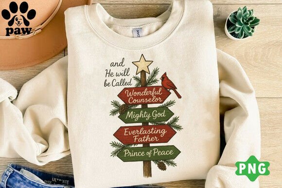 Religious Christmas Shirt PNG for T-Shirt Designs